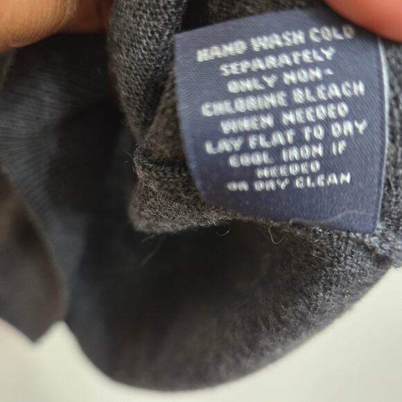 Hart Schaffner Marx Men Prep Academia Gray Extra Fine Merino Wool Sweater Vest M - Picture 6 of 10